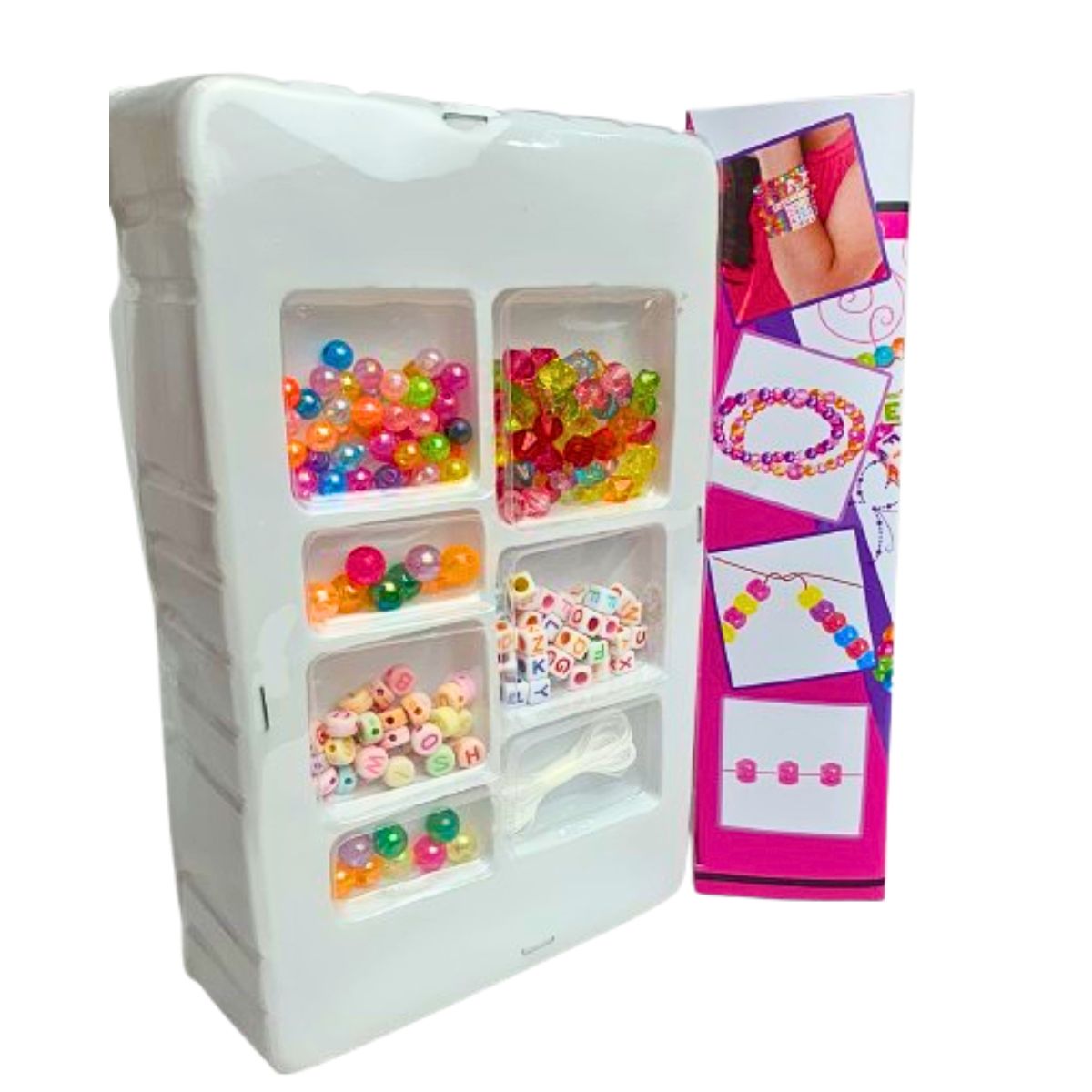 Kit Miçangas Infantil Para Acessórios - Ark Toys Kit Miçangas Infantil Para Acessórios - Ark Toys